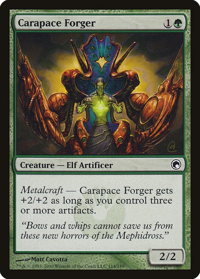 Image for Carapace Forger (Scars of Mirrodin) (114) - Magic: The Gathering