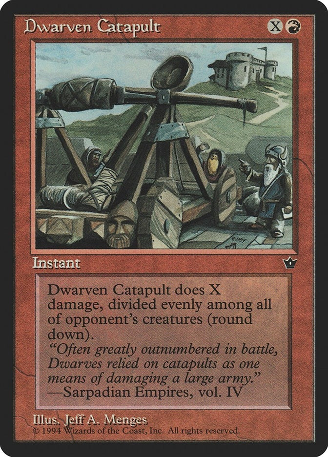 Image for Dwarven Catapult (Fallen Empires) - Magic: The Gathering