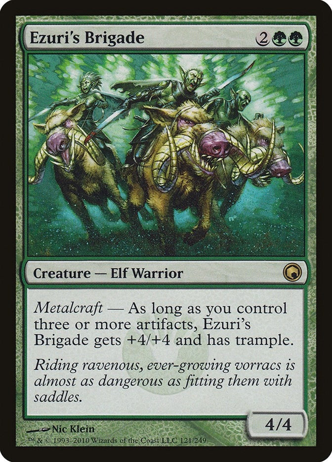 Image for Ezuri's Brigade (Scars of Mirrodin) (121) - Magic: The Gathering