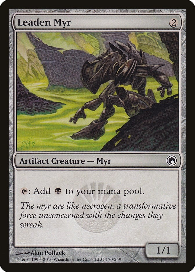Image for Leaden Myr (Scars of Mirrodin) (170) - Magic: The Gathering
