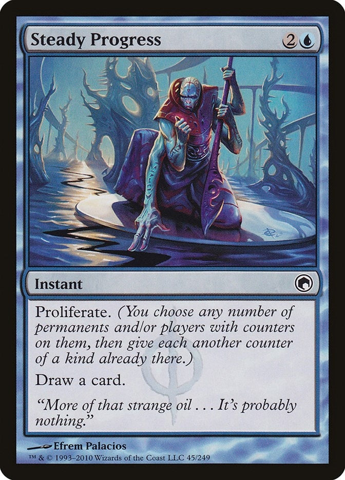 Image for Steady Progress (Scars of Mirrodin) (45) - Magic: The Gathering