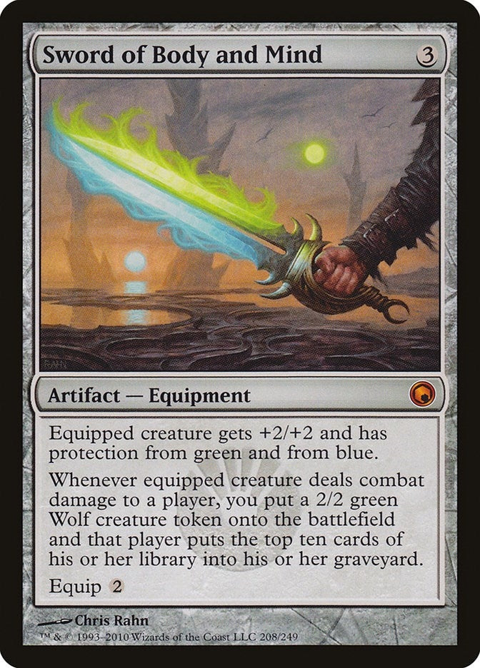 Image for Sword of Body and Mind (Scars of Mirrodin) (208) - Magic: The Gathering