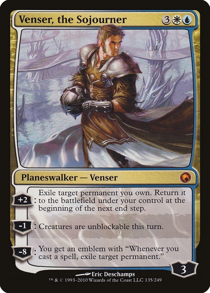 Image for Venser, the Sojourner (Scars of Mirrodin) (135) - Magic: The Gathering