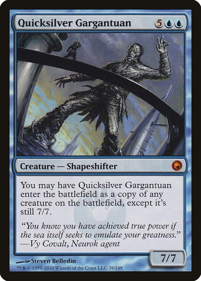 Image for Quicksilver Gargantuan (Scars of Mirrodin) (39) - Magic: The Gathering