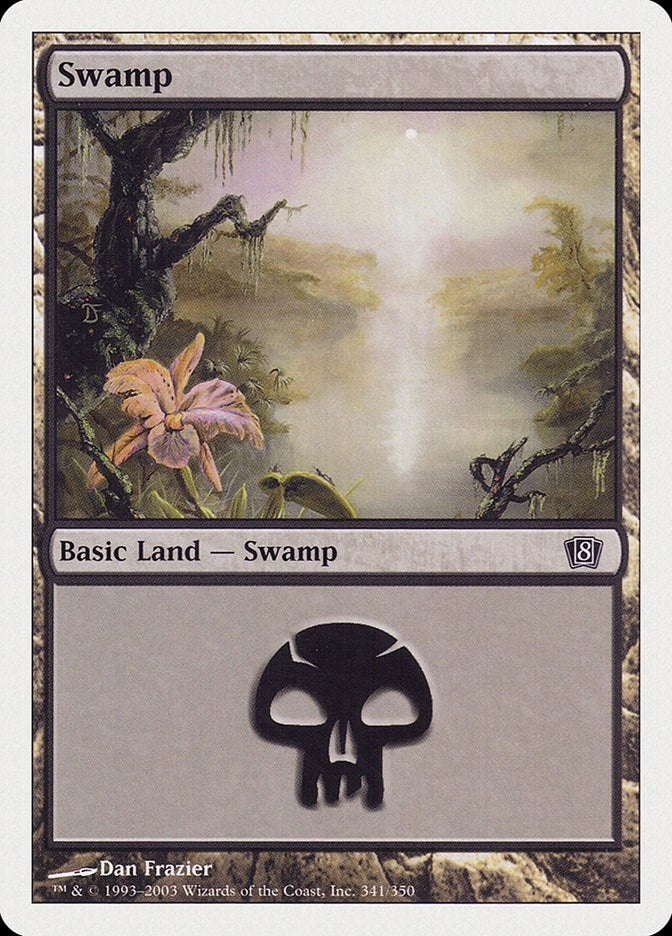 Image for Swamp (341) (8th Edition) (341) - Magic: The Gathering