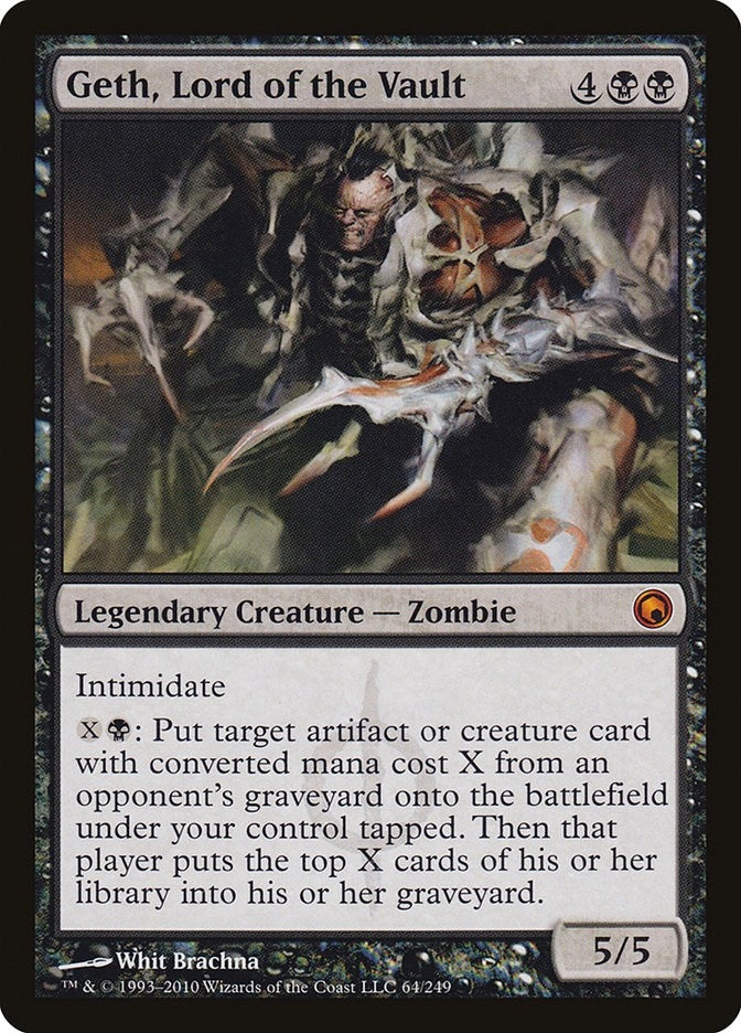 Image for Geth, Lord of the Vault (Scars of Mirrodin) (64) - Magic: The Gathering