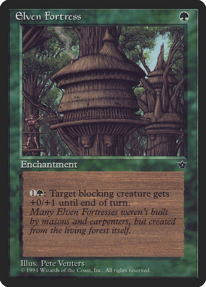 Image for Elven Fortress (Venters) (Fallen Empires) - Magic: The Gathering