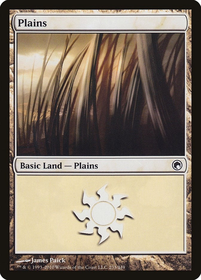 Image for Plains (233) (Scars of Mirrodin) (233) - Magic: The Gathering