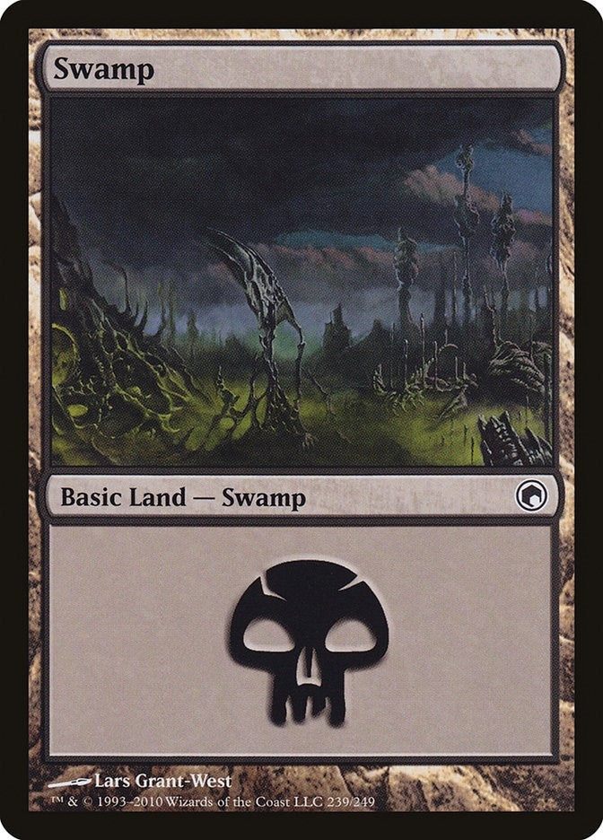 Image for Swamp (239) (Scars of Mirrodin) (239) - Magic: The Gathering
