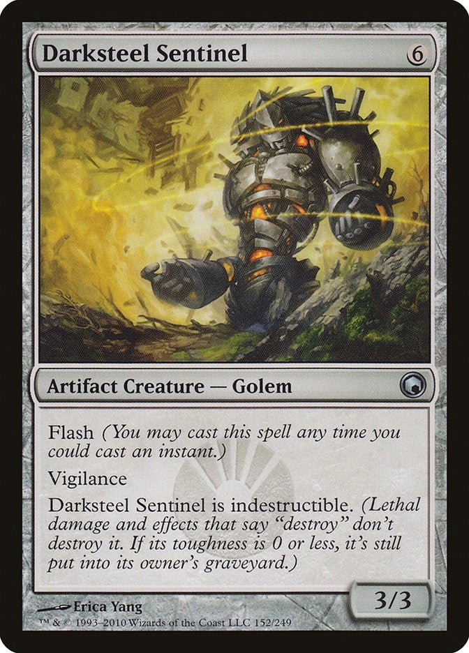 Image for Darksteel Sentinel (Scars of Mirrodin) (152) - Magic: The Gathering