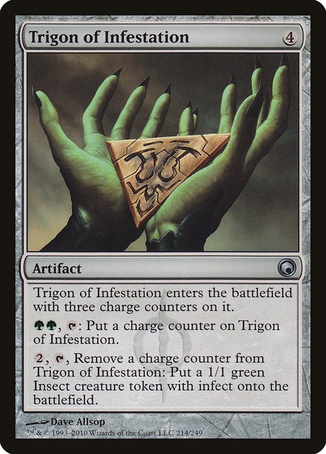 Image for Trigon of Infestation (Scars of Mirrodin) (214) - Magic: The Gathering