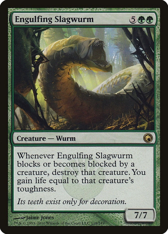 Image for Engulfing Slagwurm (Scars of Mirrodin) (118) - Magic: The Gathering