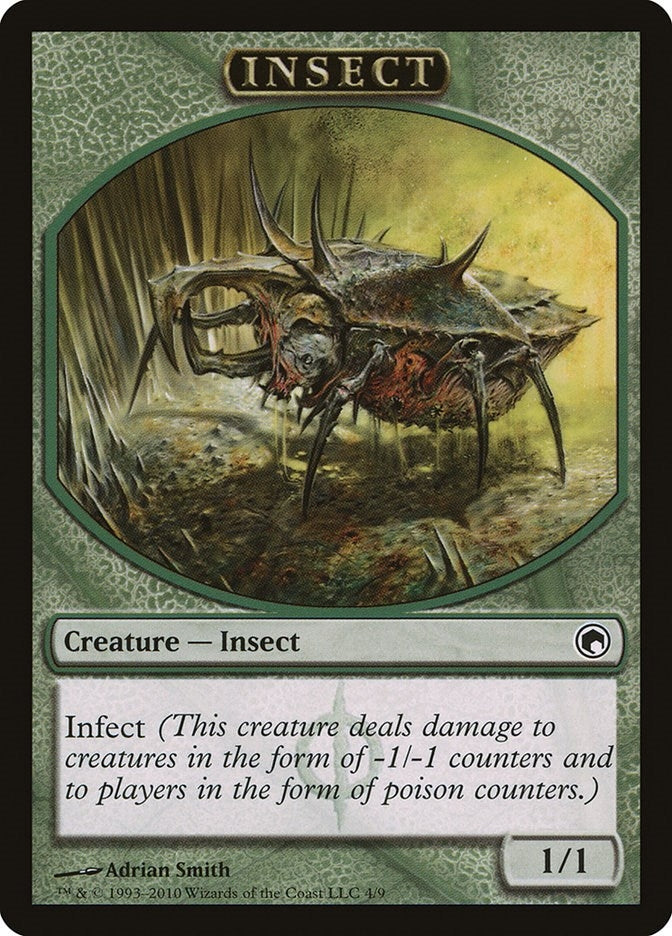 Image for Insect Token (Scars of Mirrodin) (4) - Magic: The Gathering