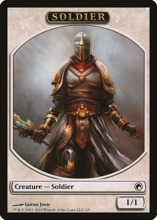 Image for Soldier Token (Scars of Mirrodin) (2) - Magic: The Gathering
