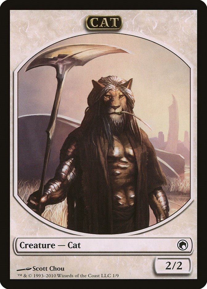 Image for Cat Token (Scars of Mirrodin) (1) - Magic: The Gathering