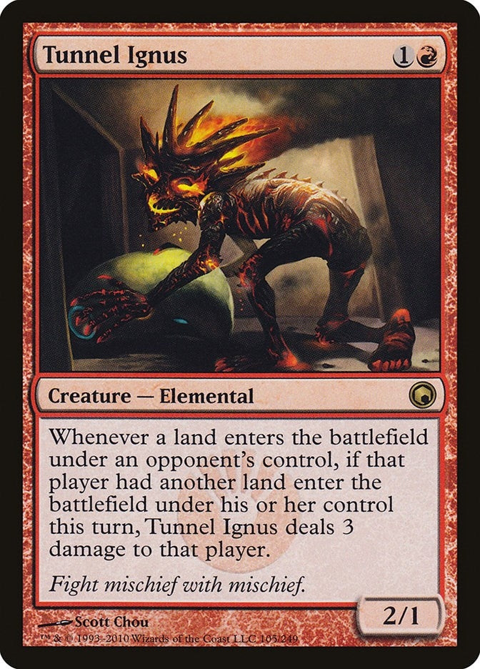Image for Tunnel Ignus (Scars of Mirrodin) (105) - Magic: The Gathering