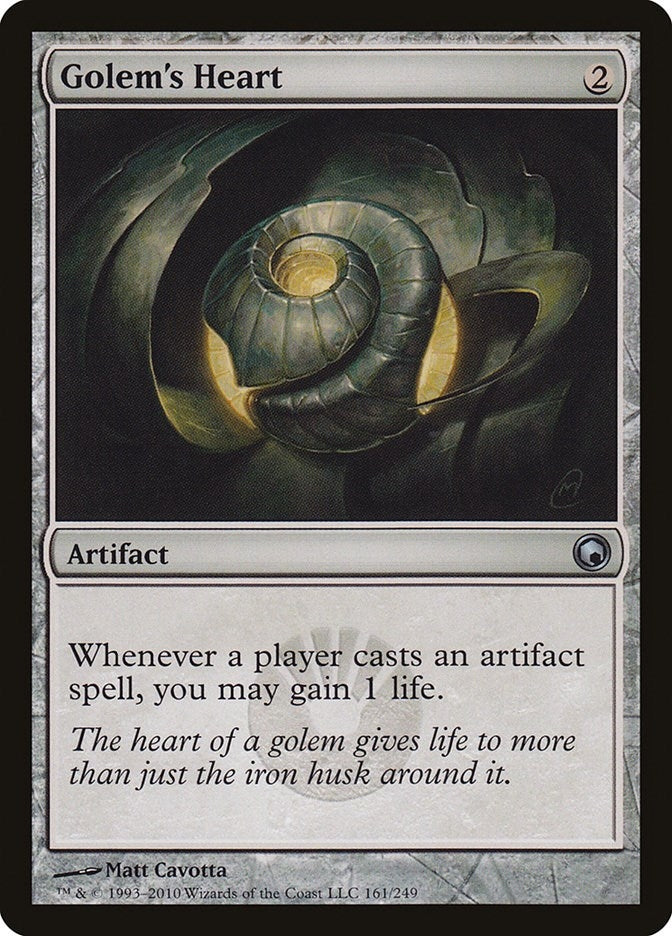 Image for Golem's Heart (Scars of Mirrodin) (161) - Magic: The Gathering