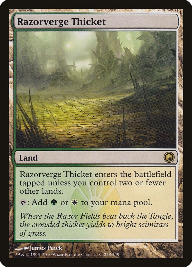 Image for Razorverge Thicket (Scars of Mirrodin) (228) - Magic: The Gathering