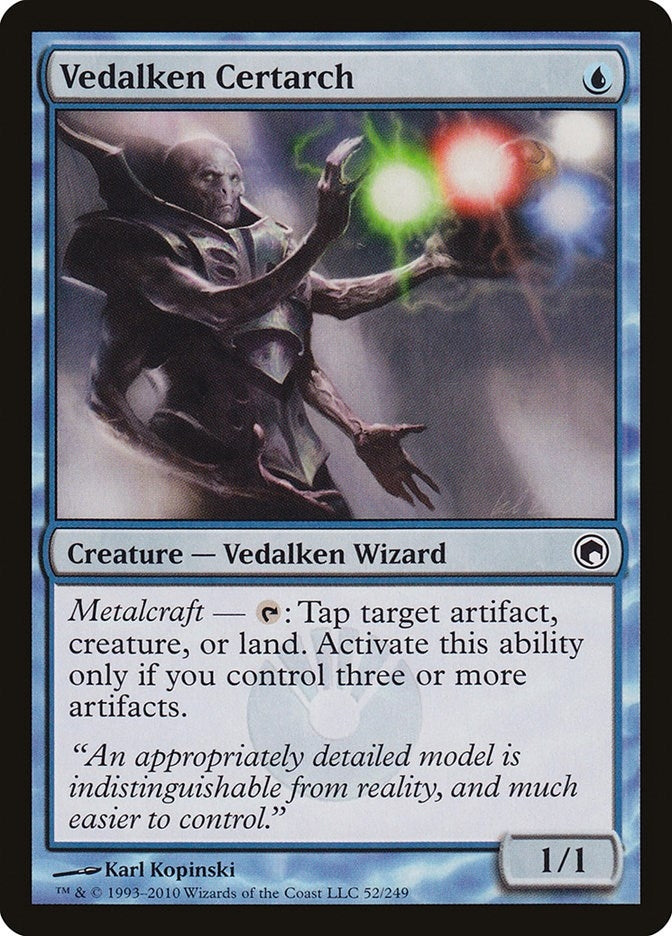 Image for Vedalken Certarch (Scars of Mirrodin) (52) - Magic: The Gathering