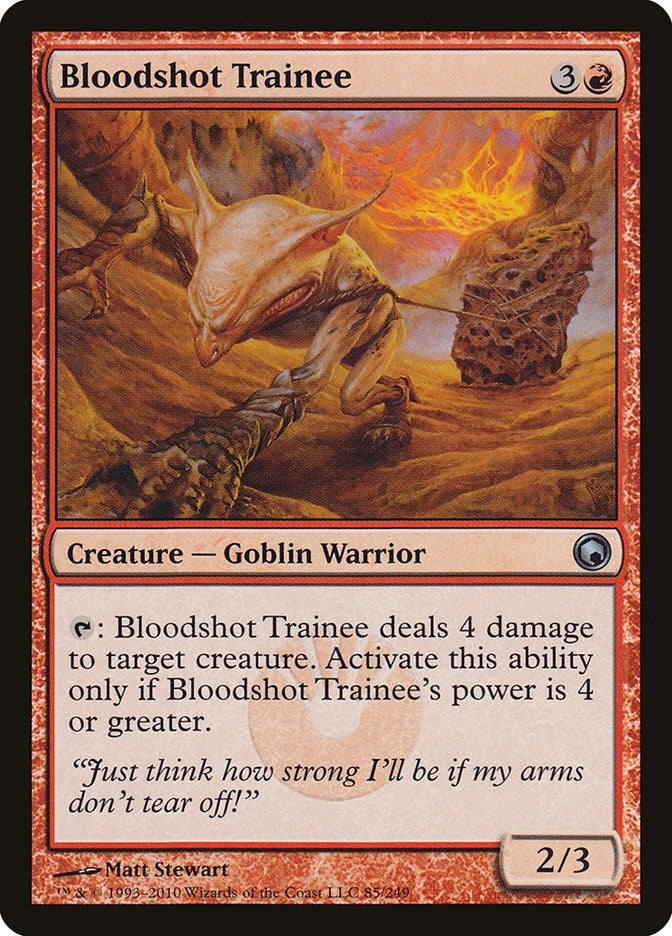 Image for Bloodshot Trainee (Scars of Mirrodin) (85) - Magic: The Gathering