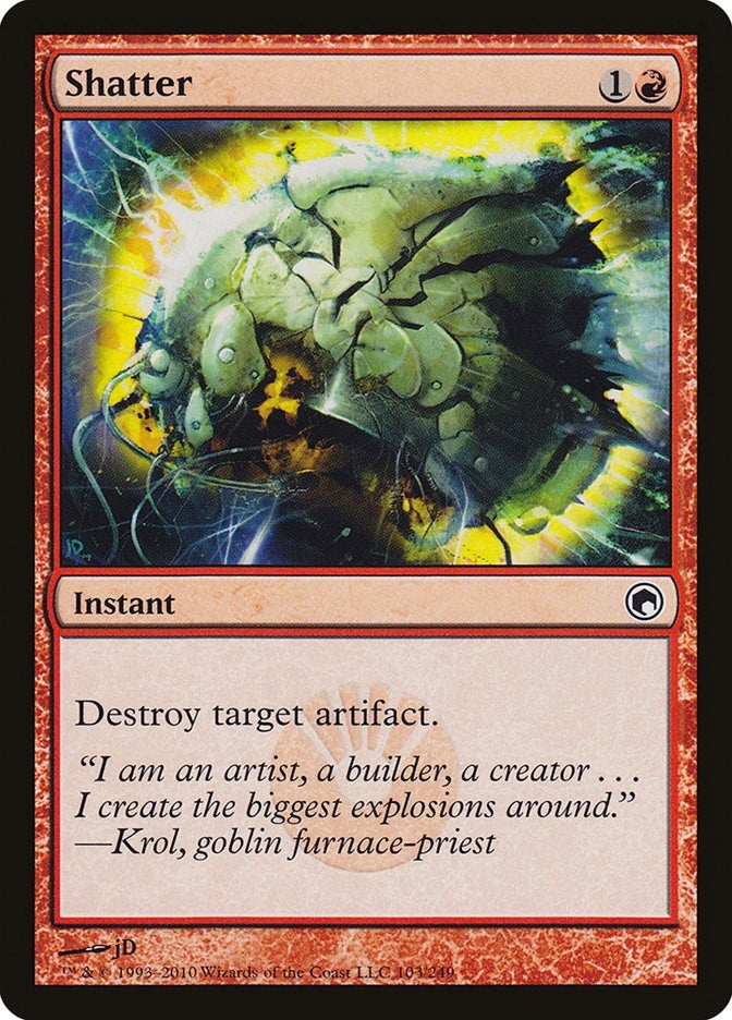 Image for Shatter (Scars of Mirrodin) (103) - Magic: The Gathering