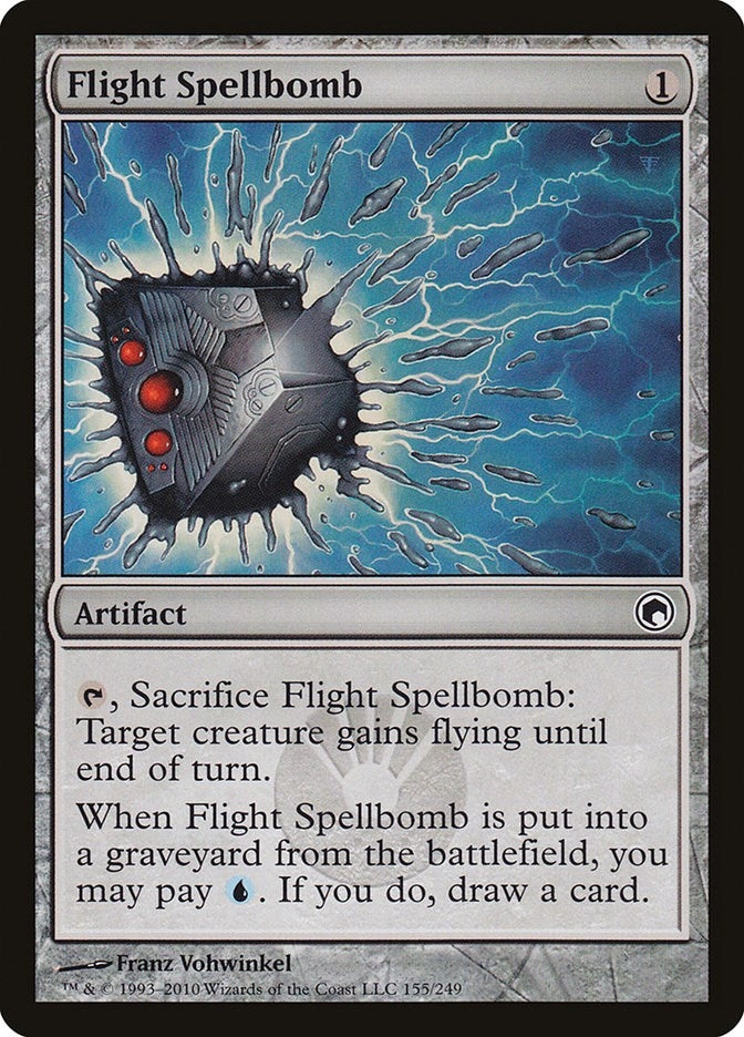 Image for Flight Spellbomb (Scars of Mirrodin) (155) - Magic: The Gathering