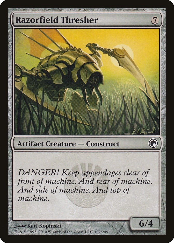 Image for Razorfield Thresher (Scars of Mirrodin) (197) - Magic: The Gathering