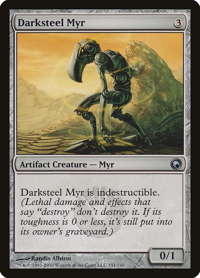 Image for Darksteel Myr (Scars of Mirrodin) (151) - Magic: The Gathering