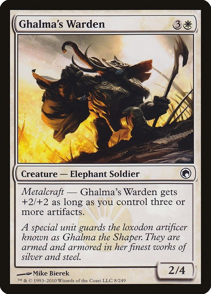 Image for Ghalma's Warden (Scars of Mirrodin) (8) - Magic: The Gathering