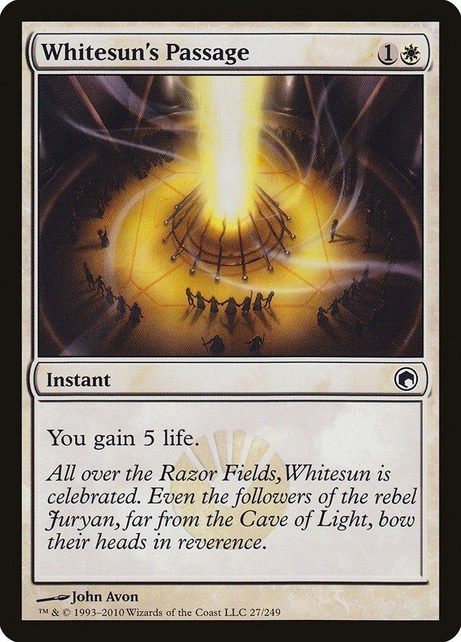 Image for Whitesun's Passage (Scars of Mirrodin) (27) - Magic: The Gathering