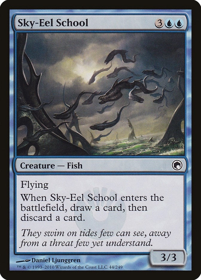 Image for Sky-Eel School (Scars of Mirrodin) (44) - Magic: The Gathering