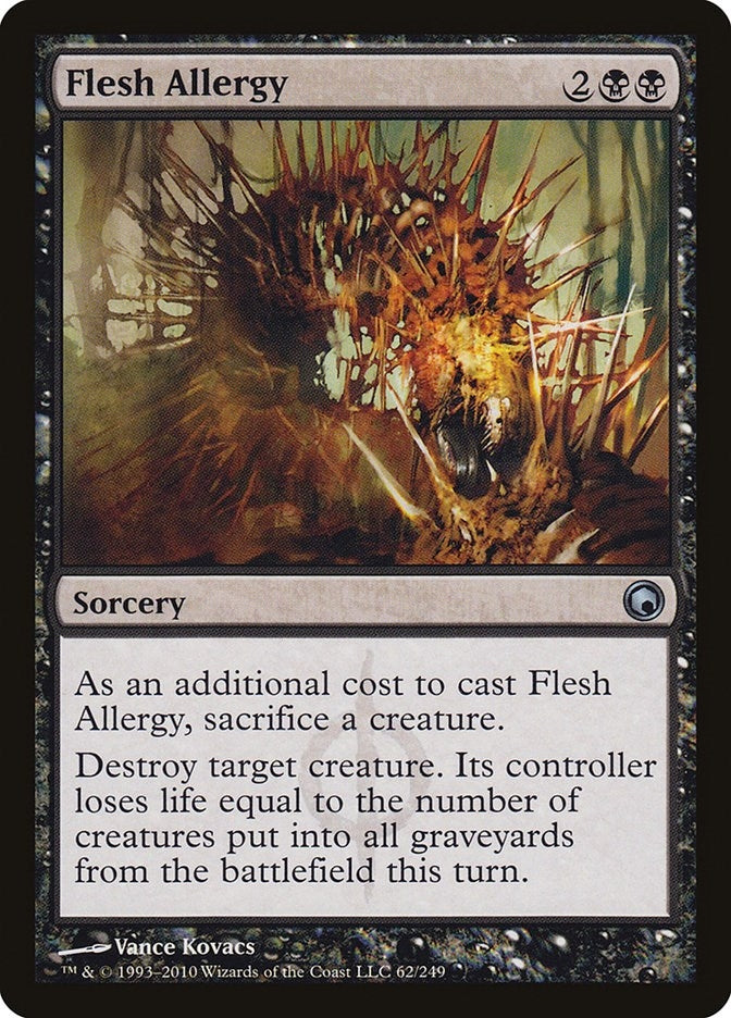 Image for Flesh Allergy (Scars of Mirrodin) (62) - Magic: The Gathering