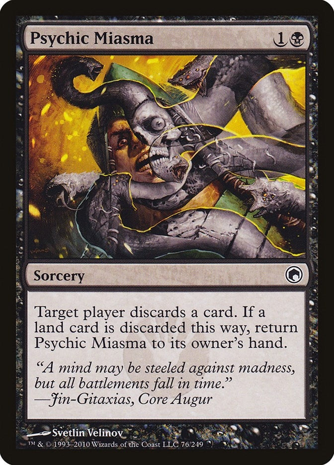 Image for Psychic Miasma (Scars of Mirrodin) (76) - Magic: The Gathering
