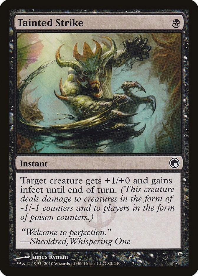 Image for Tainted Strike (Scars of Mirrodin) (80) - Magic: The Gathering