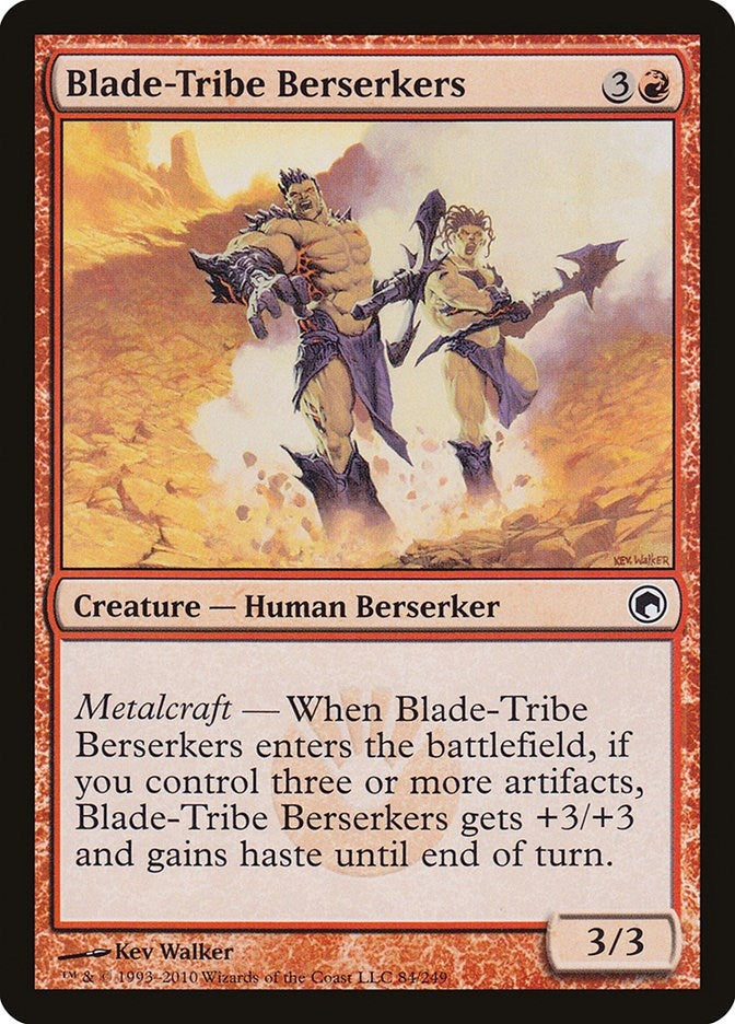 Image for Blade-Tribe Berserkers (Scars of Mirrodin) (84) - Magic: The Gathering