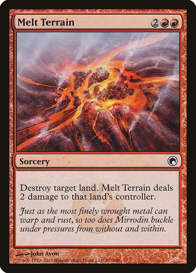 Image for Melt Terrain (Scars of Mirrodin) (97) - Magic: The Gathering