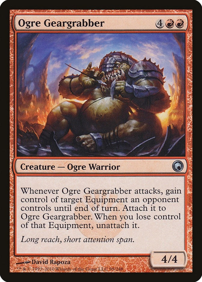 Image for Ogre Geargrabber (Scars of Mirrodin) (99) - Magic: The Gathering