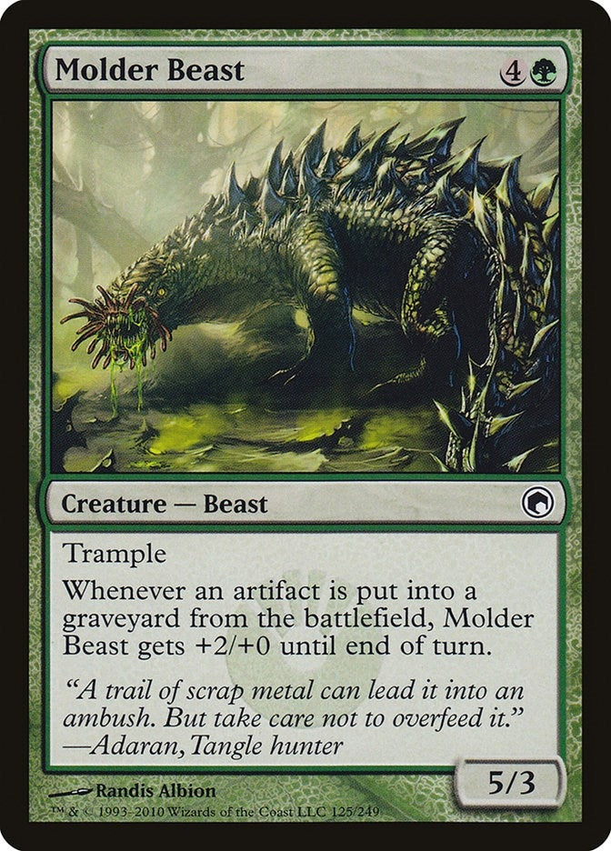 Image for Molder Beast (Scars of Mirrodin) (125) - Magic: The Gathering