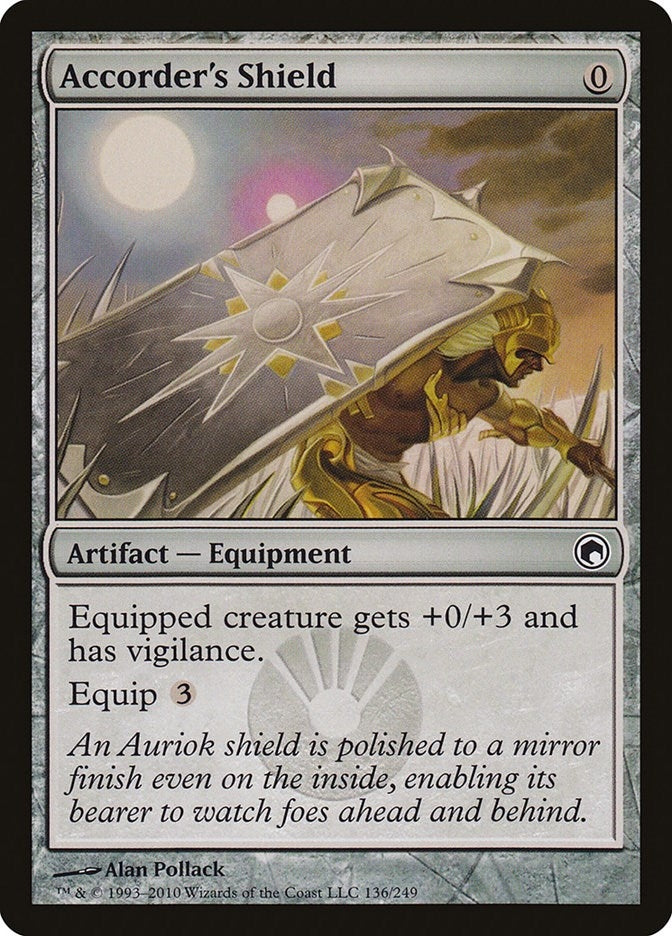 Image for Accorder's Shield (Scars of Mirrodin) (136) - Magic: The Gathering
