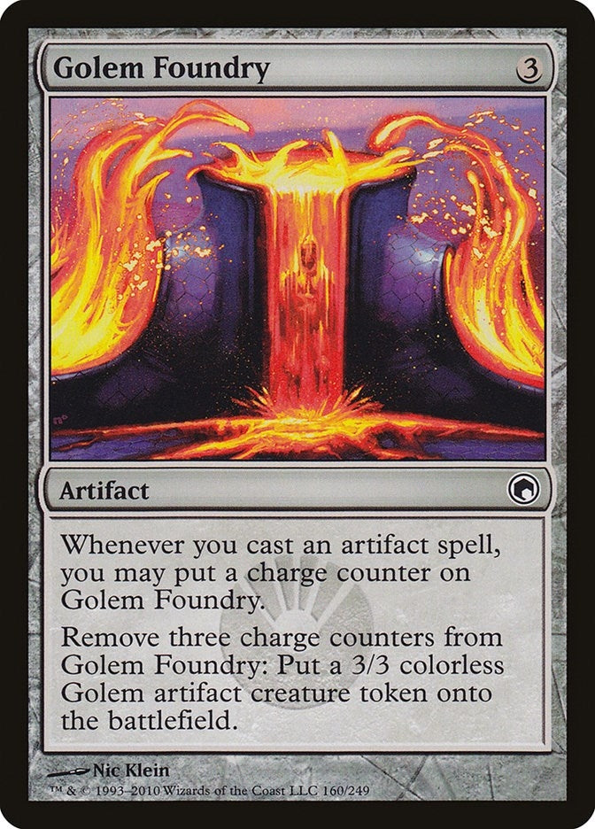 Image for Golem Foundry (Scars of Mirrodin) (160) - Magic: The Gathering