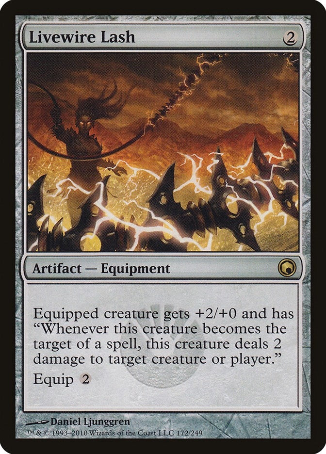 Image for Livewire Lash (Scars of Mirrodin) (172) - Magic: The Gathering