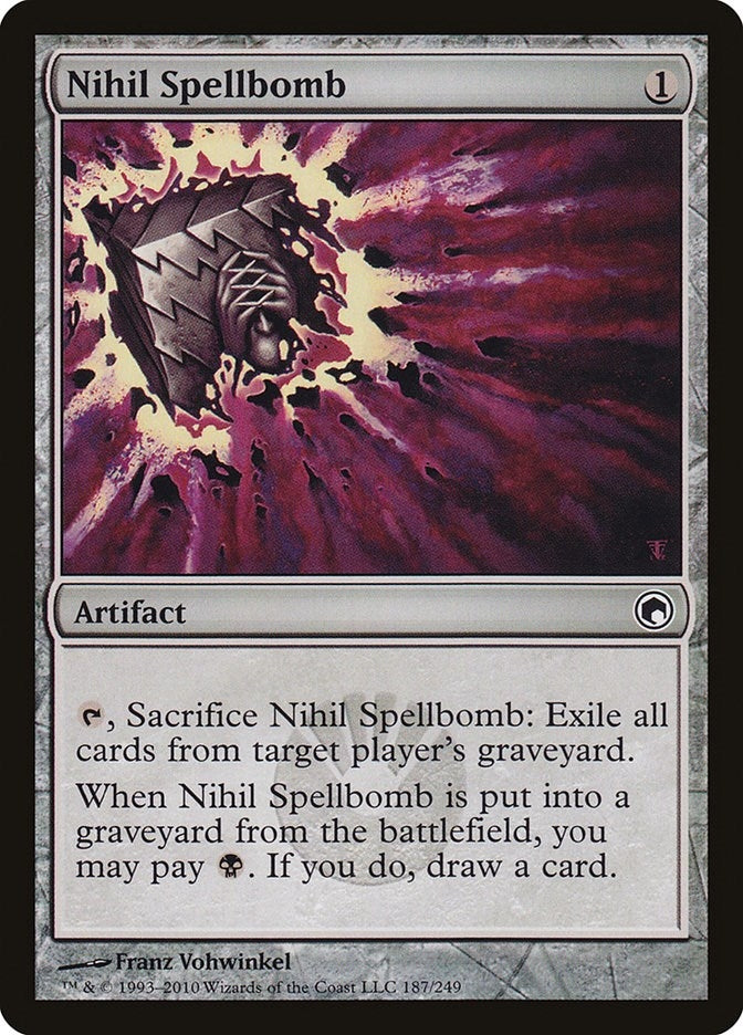 Image for Nihil Spellbomb (Scars of Mirrodin) (187) - Magic: The Gathering