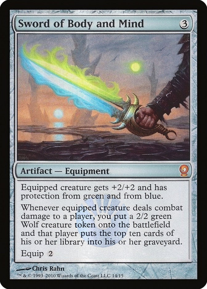 Image for Sword of Body and Mind (From the Vault: Relics) (14) - Magic: The Gathering