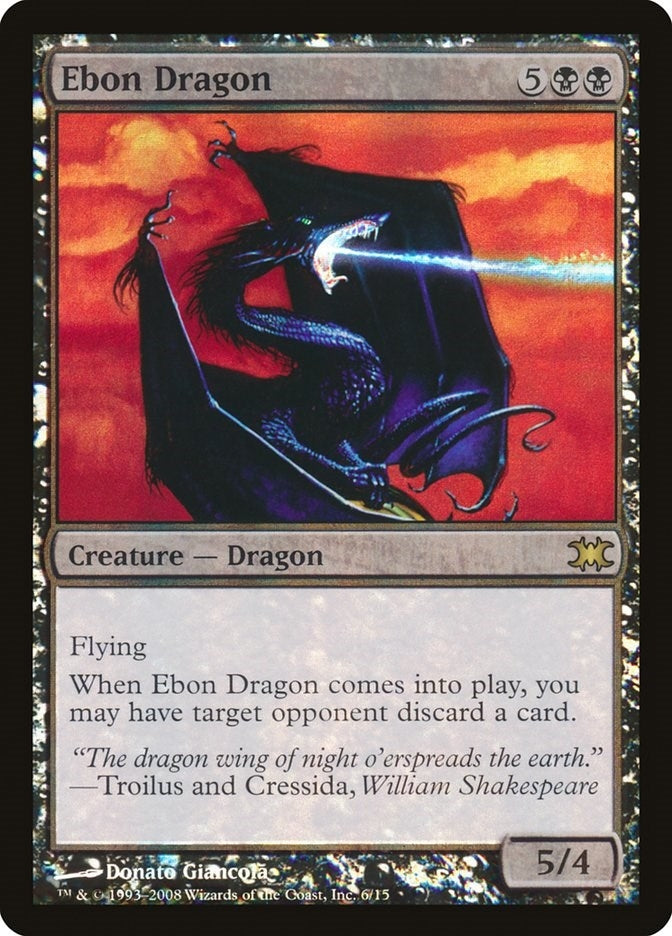 Image for Ebon Dragon (From the Vault: Dragons) (6) - Magic: The Gathering