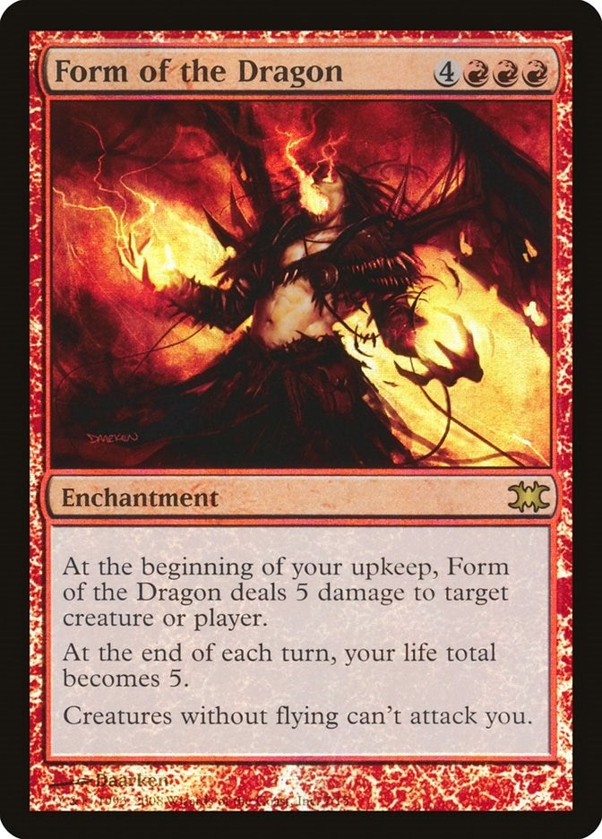 Image for Form of the Dragon (From the Vault: Dragons) (7) - Magic: The Gathering