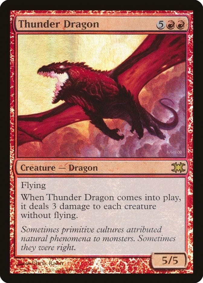 Image for Thunder Dragon (From the Vault: Dragons) (14) - Magic: The Gathering
