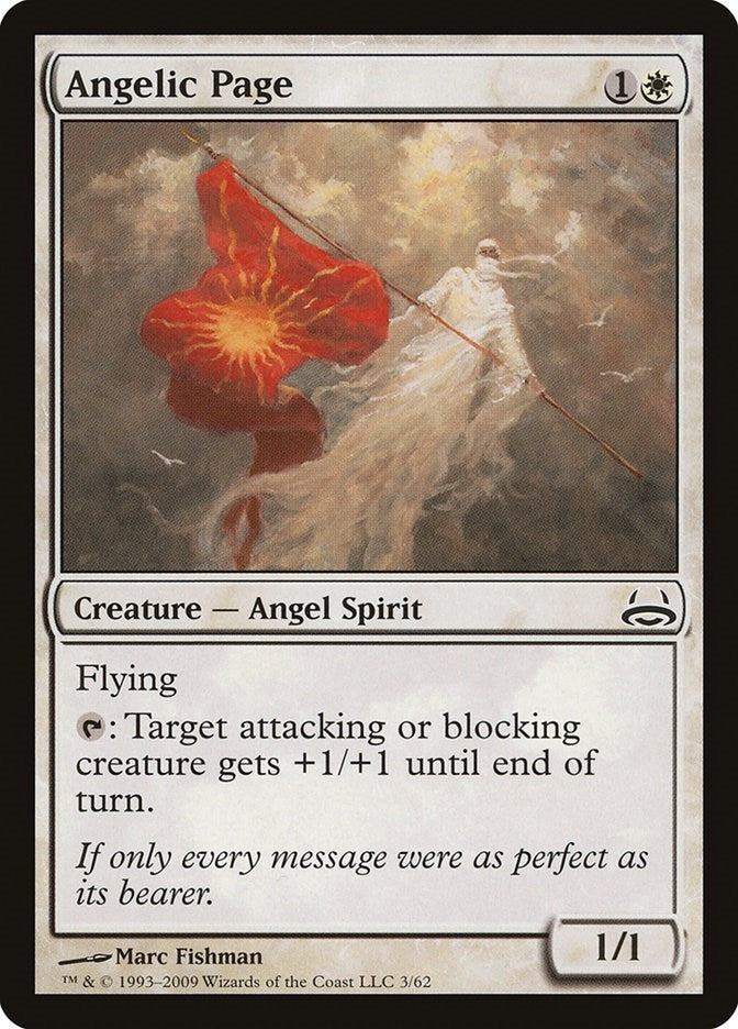 Image for Angelic Page (Duel Decks: Divine vs. Demonic) (3) - Magic: The Gathering