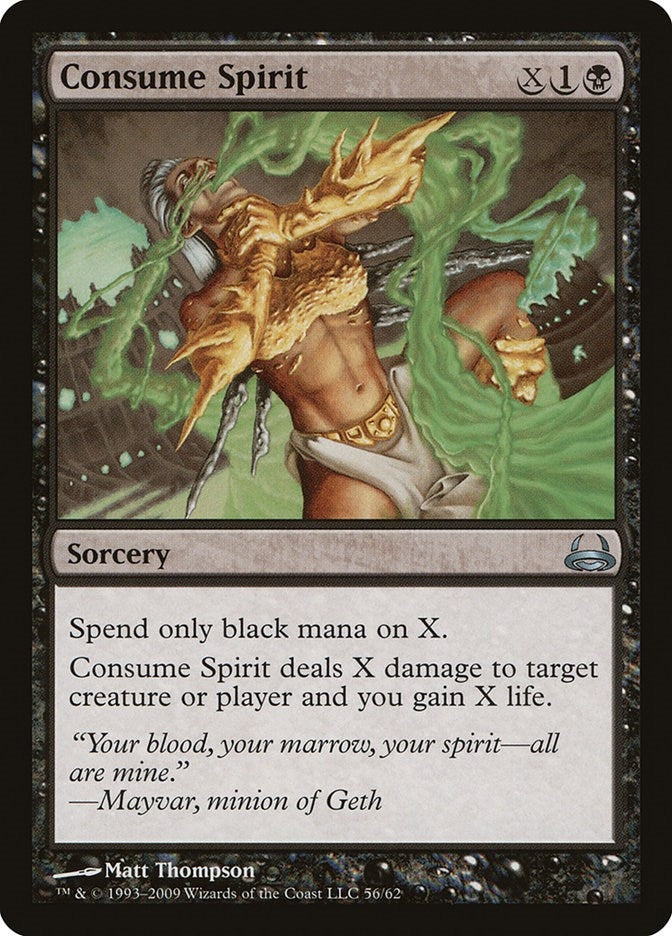 Image for Consume Spirit (Duel Decks: Divine vs. Demonic) (56) - Magic: The Gathering