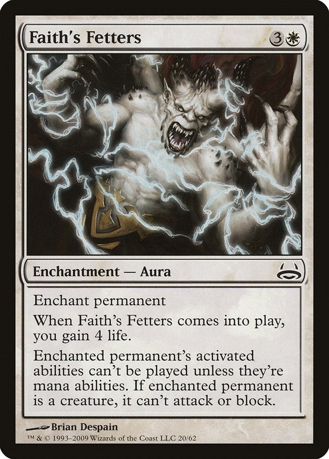 Image for Faith's Fetters (Duel Decks: Divine vs. Demonic) (20) - Magic: The Gathering