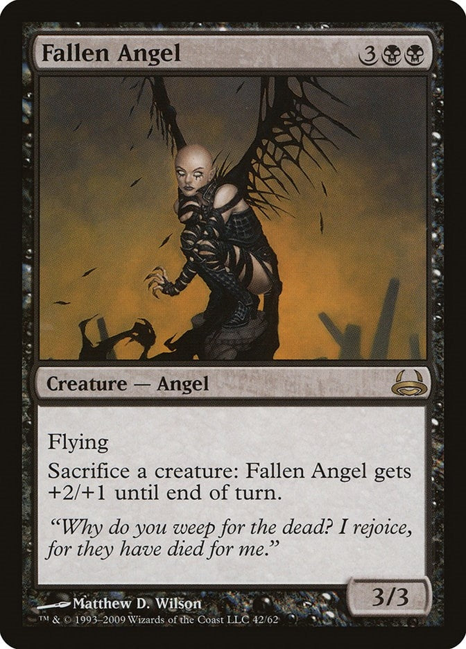 Image for Fallen Angel (Duel Decks: Divine vs. Demonic) (42) - Magic: The Gathering
